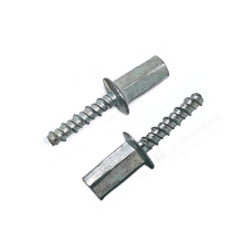 Carbon steel zinc plated Hex head with flange screws